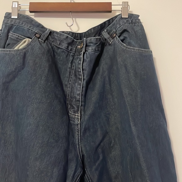 Woolrich Red Plaid Flannel Lined Jeans - Picture 3 of 7